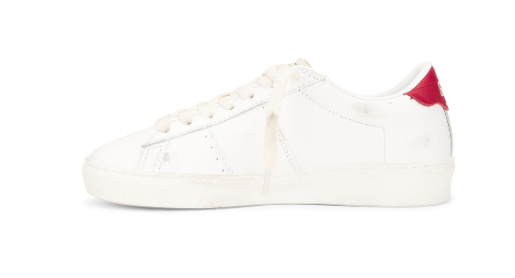 Golden Goose Deluxe Brand Sneakers Matchstar, White/Red Soho-Boutique