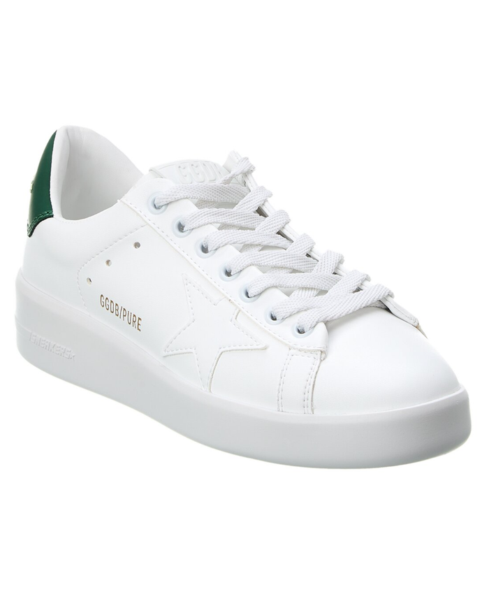 Golden Goose Deluxe Brand Sneakers Pure Star, White Green Soho-Boutique