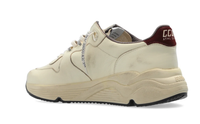 Golden Goose Deluxe Brand Sneakers Running Sole, White/Bordeaux Soho-Boutique