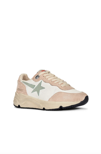 Golden Goose Deluxe Brand Sneakers Running Sole White Nude Aquamarine Soho-Boutique