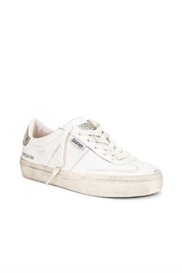 Golden Goose Deluxe Brand Sneakers Soul Star White Silver Soho-Boutique