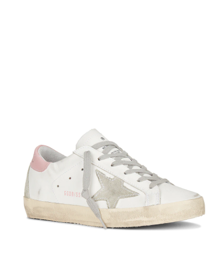 Golden Goose Deluxe Brand Sneakers Super Star White Ice Light Pink Soho-Boutique