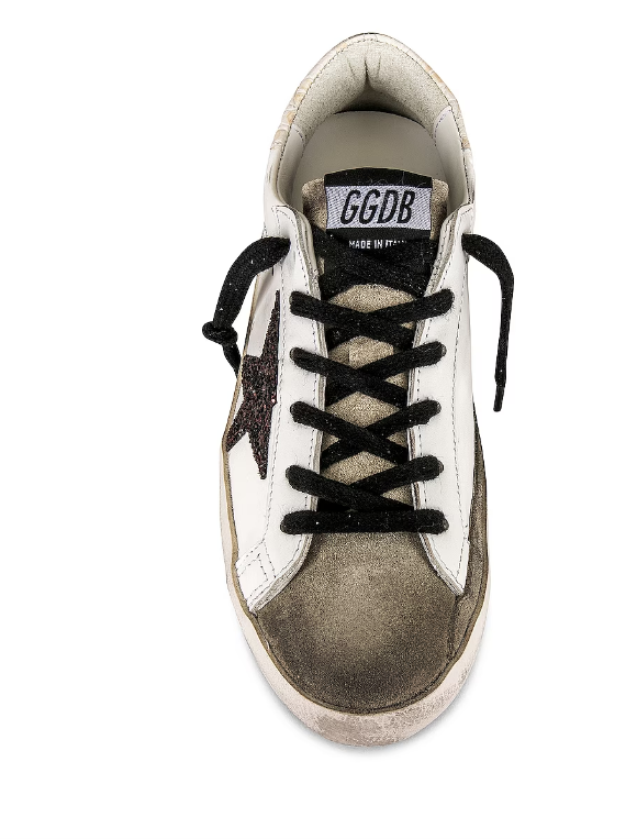 Golden Goose Deluxe Brand Sneakers Super Star White Taupe Coffee Soho-Boutique