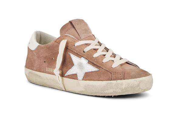 Golden Goose Deluxe Brand Super Star, Pink/Silver/White Soho-Boutique