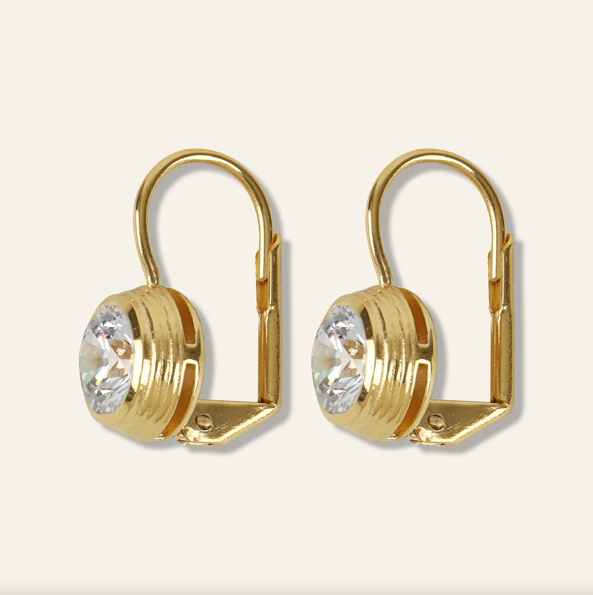 Hart Jewelry Earrings Bezel Drop Earrings Soho-Boutique