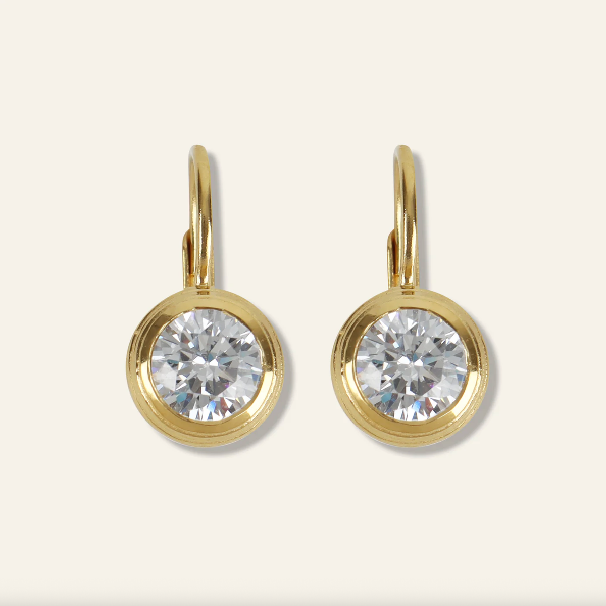 Hart Jewelry Earrings Bezel Drop Earrings Soho-Boutique