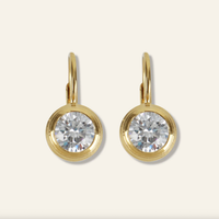 Hart Jewelry Earrings Bezel Drop Earrings Soho-Boutique