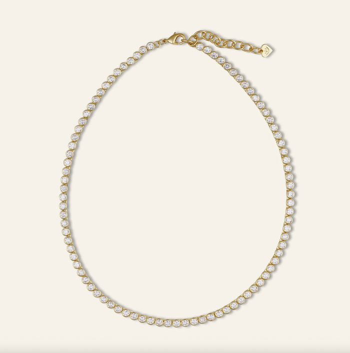 Hart Jewelry Necklace Bezel Tennis Necklace Soho-Boutique