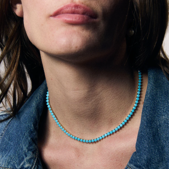 Hart Jewelry Necklace Turquoise Tennis Necklace Soho-Boutique
