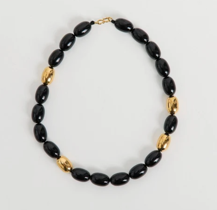 Heaven Mayhem Necklace Clementine Necklace, Black Gold Soho-Boutique