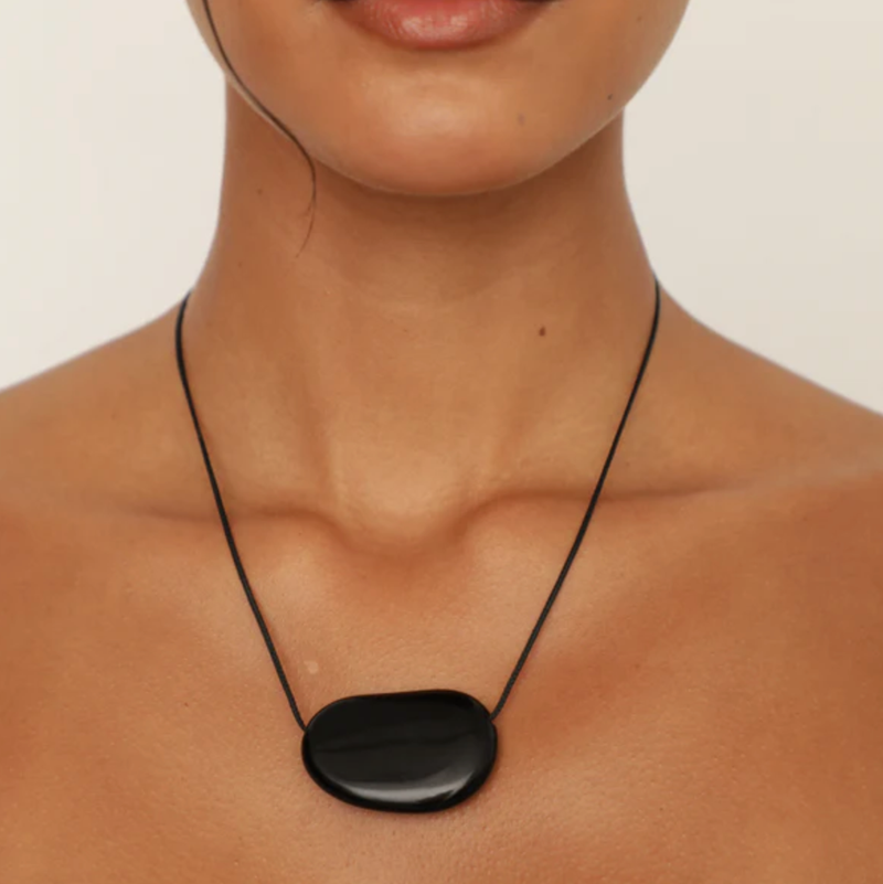 Heaven Mayhem Necklace Julia Necklace, Black/Black Soho-Boutique