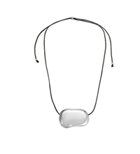 Heaven Mayhem Necklace Julia Necklace, Silver/Black Soho-Boutique