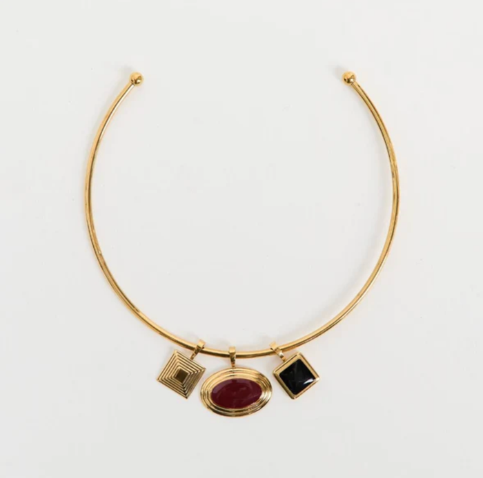 Heaven Mayhem Necklace Solene Choker Set, Gold Soho-Boutique