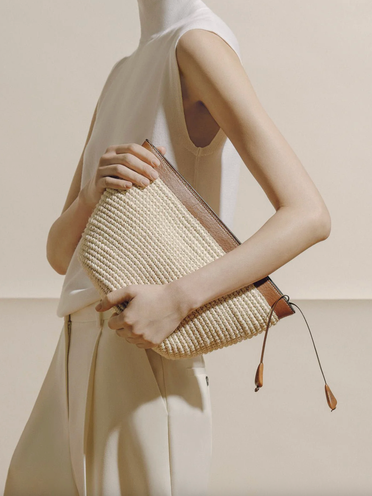 Hunting Season Bag The Large Zip Clutch, Cognac Soho-Boutique