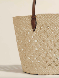 Hunting Season Bag The Lattice Basket, Natural Cognac Soho-Boutique