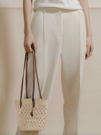Hunting Season Bag The Lattice Basket, Natural Cognac Soho-Boutique