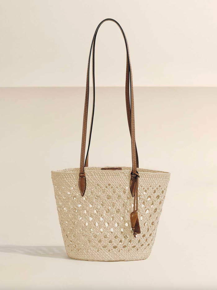 Hunting Season Bag The Lattice Basket, Natural Cognac Soho-Boutique