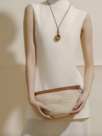 Hunting Season Bag The Medium Zip Clutch, Cognac Natural Soho-Boutique