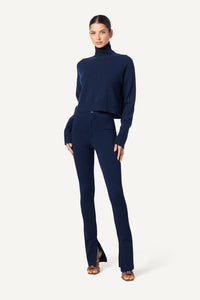 Sable Turtleneck, Midnight Navy