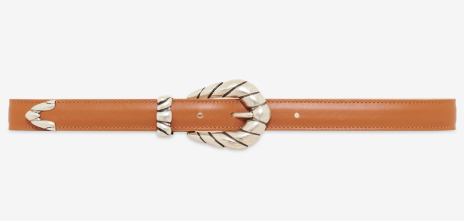 IRO Belt Baby Leather Belt, Tan Soho-Boutique