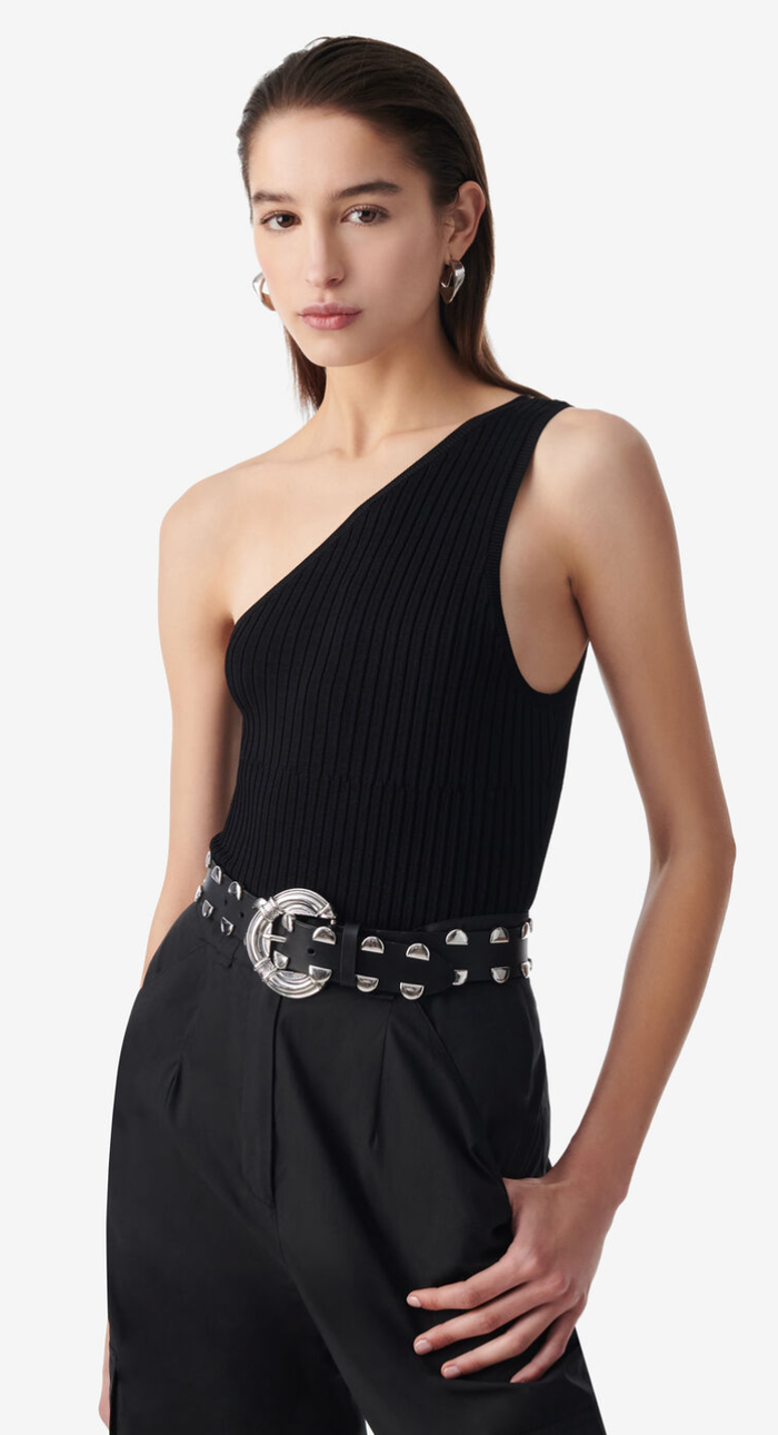 IRO Bodysuit Kida Bodysuit, Black Soho-Boutique