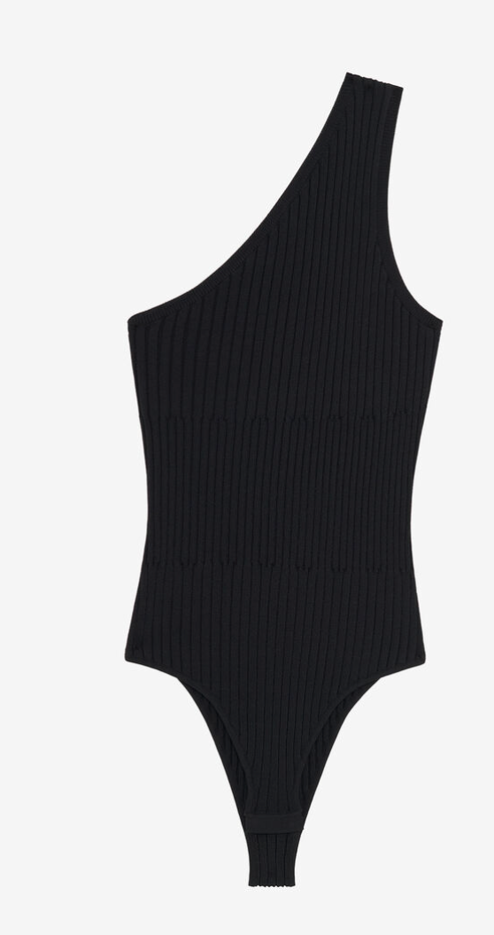 IRO Bodysuit Kida Bodysuit, Black Soho-Boutique