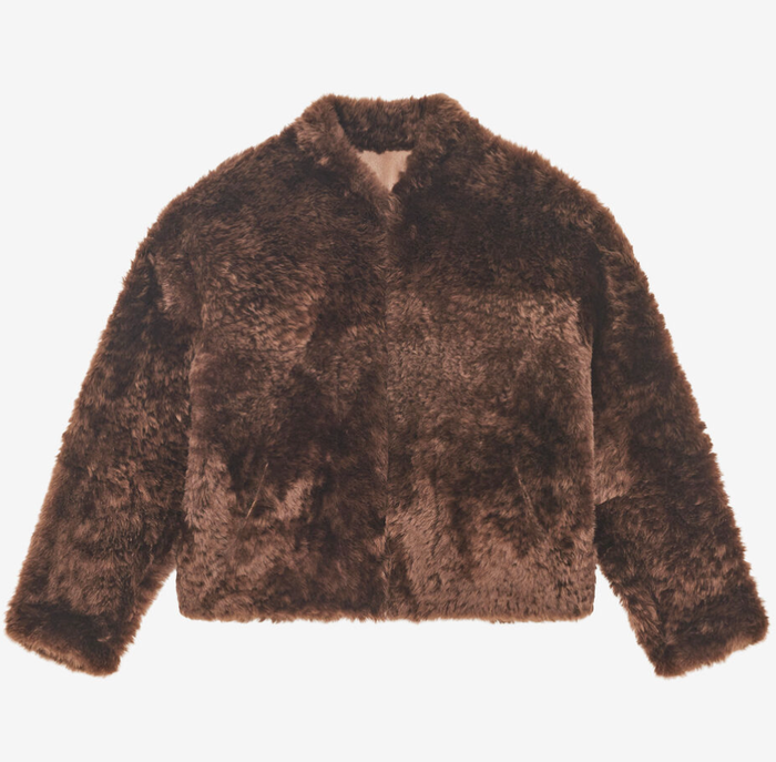 IRO Coats & Jackets Hayse Teddy Jacket, Brown Soho-Boutique