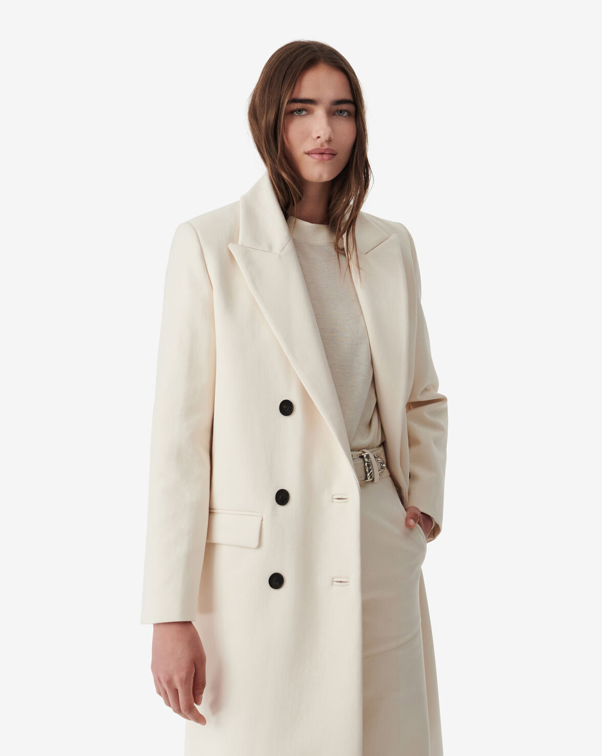 IRO Coats & Jackets Kirissa Coat, Natural Soho-Boutique