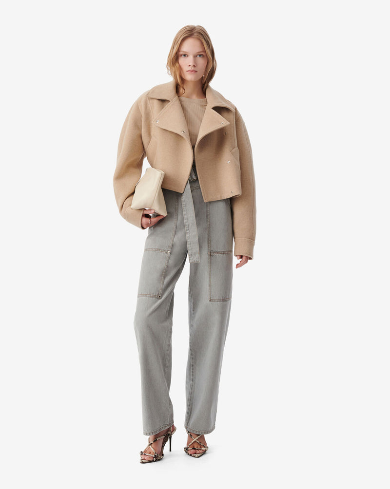 IRO Jacket Syana Short Jacket, Light Camel Soho-Boutique