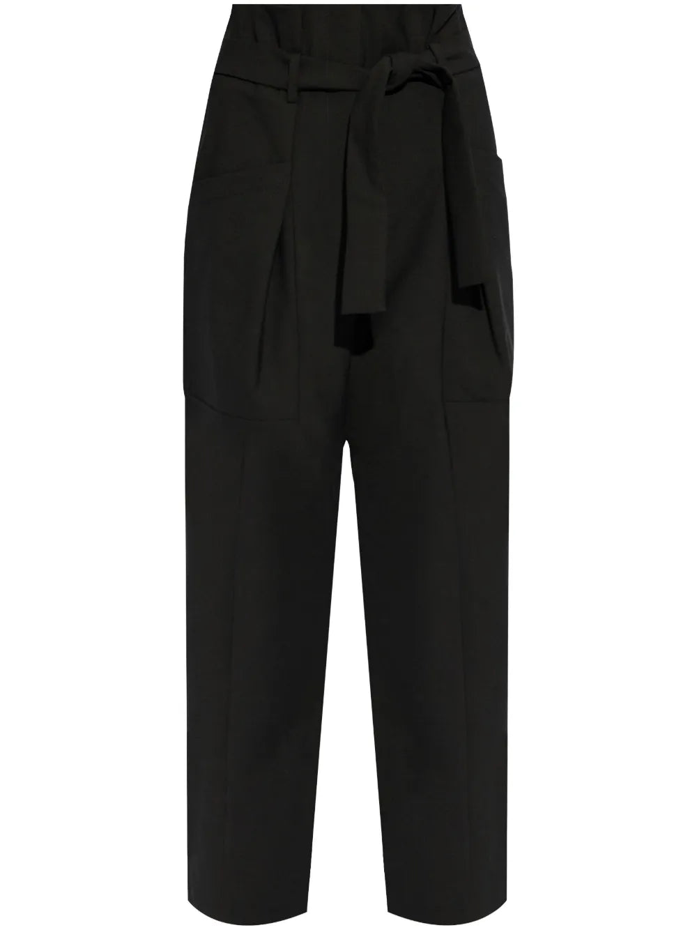 IRO Pant Varina High Waisted Belted Trouser, Black Soho-Boutique