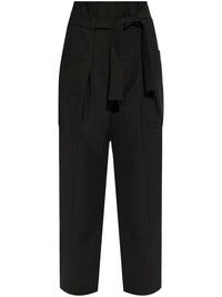 IRO Pant Varina High Waisted Belted Trouser, Black Soho-Boutique