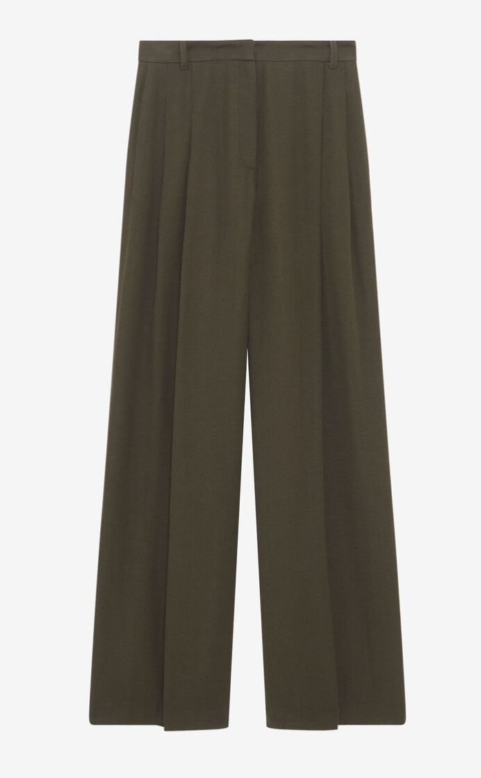 IRO Pants Pallia Trousers, Army Green Soho-Boutique