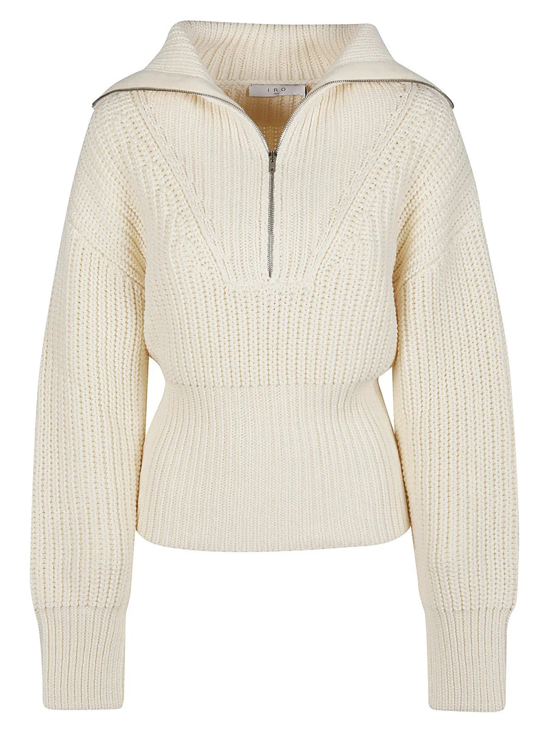 IRO Sweater Romane Sweater, Ecru Soho-Boutique