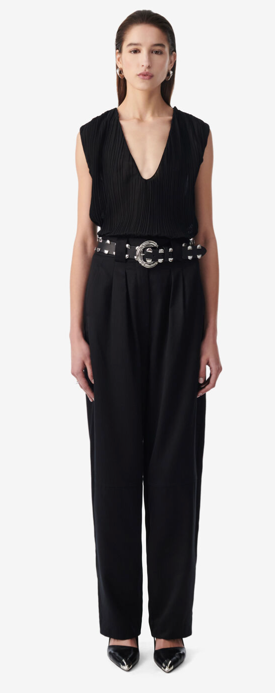 IRO Top Calyssa Top, Black Soho-Boutique
