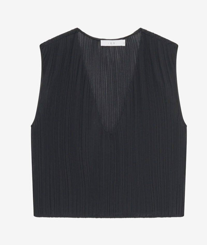 IRO Top Calyssa Top, Black Soho-Boutique