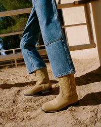 Jett Suede Calf Boot, Sand