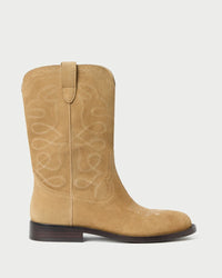 Jett Suede Calf Boot, Sand