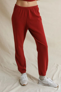 Johnny Easy Sweatpant, Ruby Red