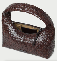 Loeffler Randall Bag Mercer Woven Shoulder Bag, Chocolate Soho-Boutique