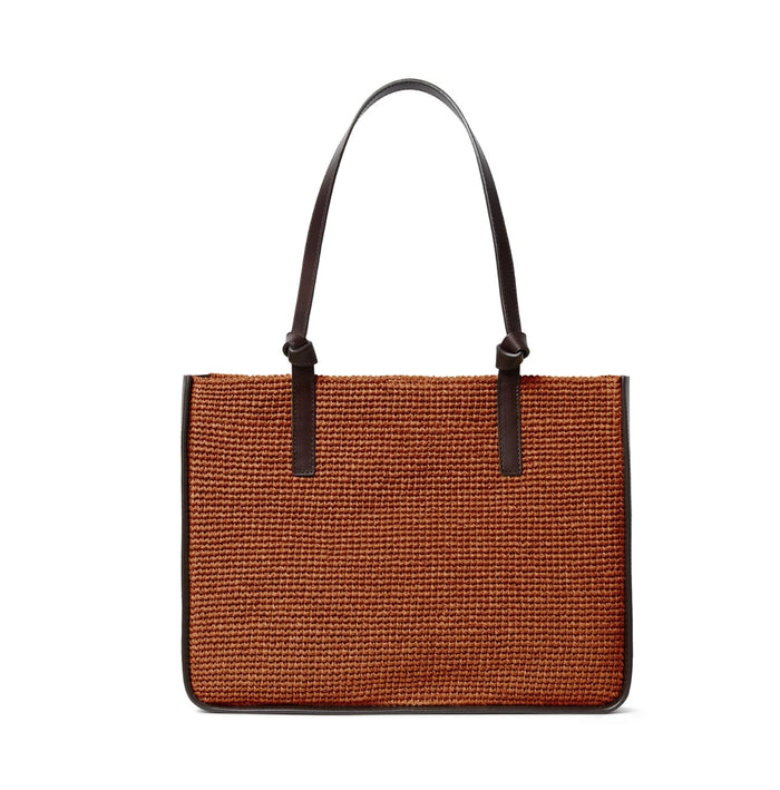 Loeffler Randall Bag Turned Out Tote, Espresso/Chestnut Soho-Boutique