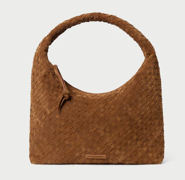 Loeffler Randall Bag Willow Woven Hobo Bag, Cacao Soho-Boutique