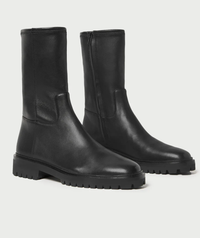 Loeffler Randall Boot Danny Lug Boot, Black Soho-Boutique