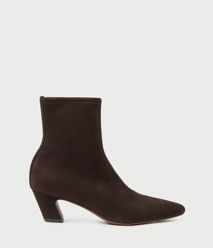 Loeffler Randall Boot Doria Ankle Boot, Brown Suede Soho-Boutique