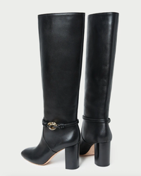 Loeffler Randall Boot Goldy Tall Boot, Black Gold Soho-Boutique