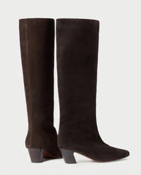 Loeffler Randall Boot Marley Tall Boot, Brown Suede Soho-Boutique