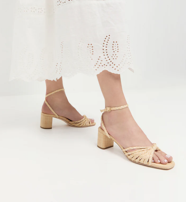 Loeffler Randall Heel Riya Heel, Natural Soho-Boutique