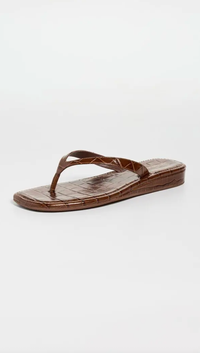 Loeffler Randall Sandals Lina Elevated Flip Flop, Espresso Soho-Boutique