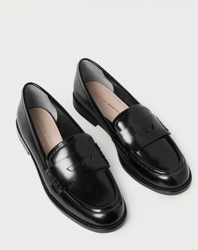 Loeffler Randall Shoe Rachel Penny Loafer, Black Soho-Boutique
