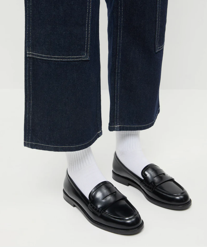 Loeffler Randall Shoe Rachel Penny Loafer, Black Soho-Boutique