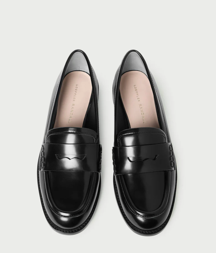 Loeffler Randall Shoe Rachel Penny Loafer, Black Soho-Boutique